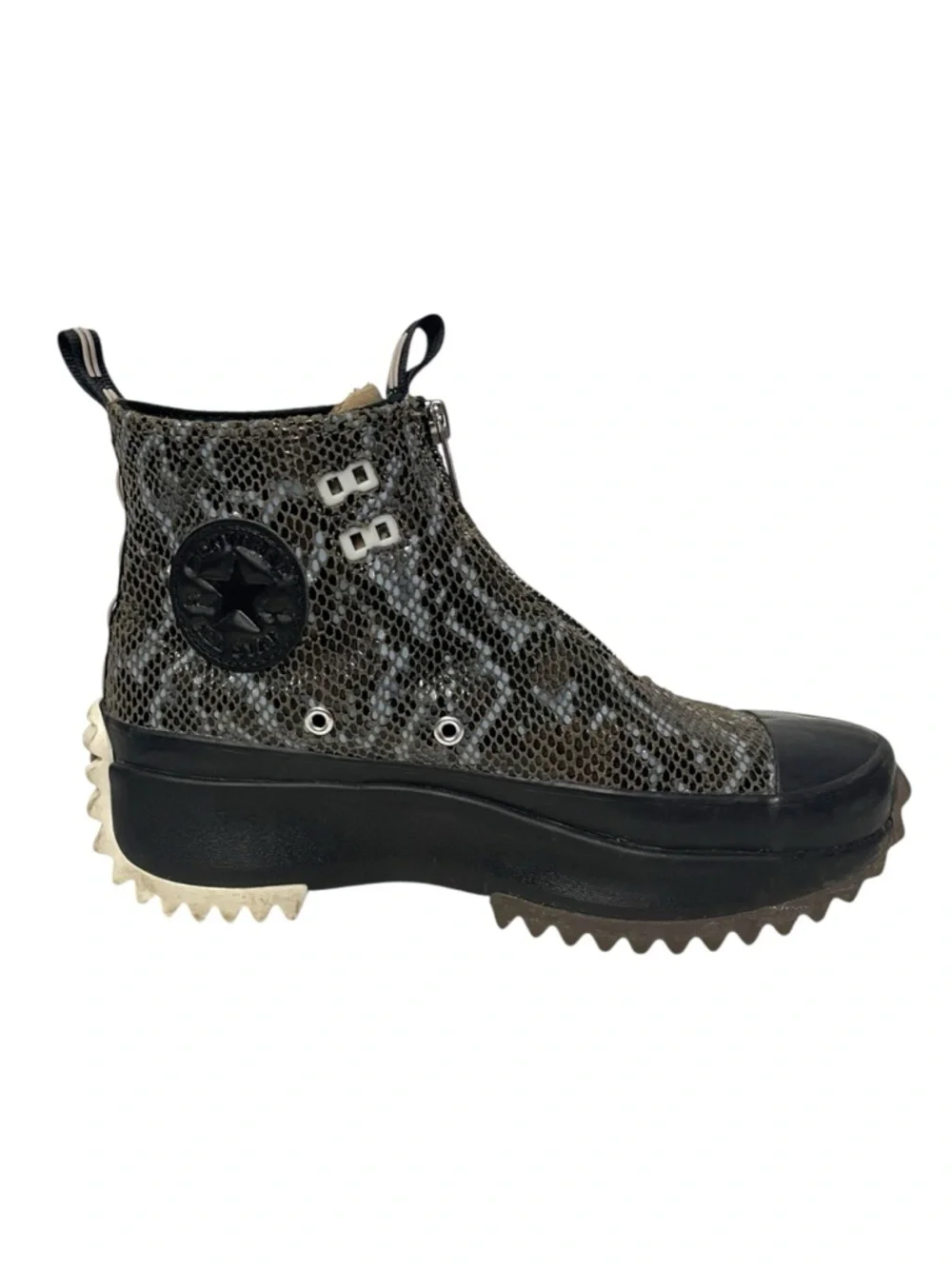 CONVERSE Run Star Hike Hi High Snakeskin Engine Smoke Sneakers 6 - Picture 5 of 9